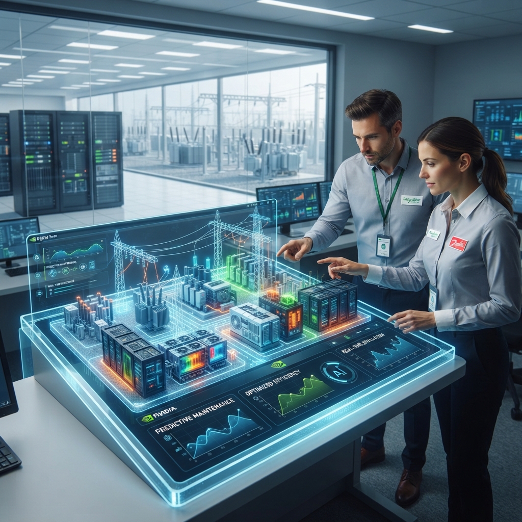 Nueva alianza para optimizar redes eléctricas con IA de NVIDIA