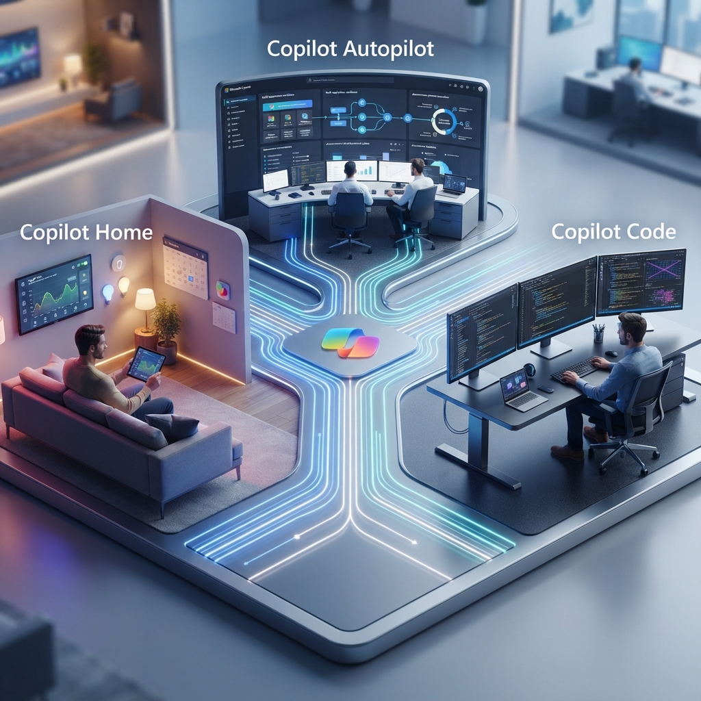 Nuevo Microsoft Copilot: Home, Code y Autopilot ya disponibles